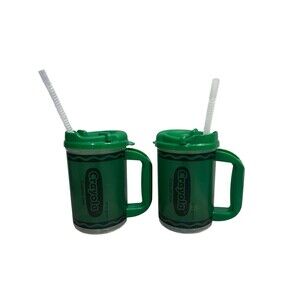 Crayola Pine Green Insulated Cups From Crayola World Experience Collectible